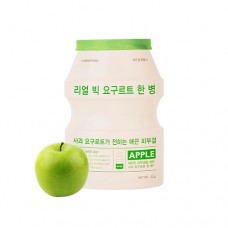 A'PIEU Real Big Yogurt One-Bottle (Apple) – Plátýnková maska s jablečným extraktem (O2464)